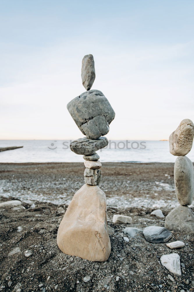 Similar – Image, Stock Photo cairn Vacation & Travel