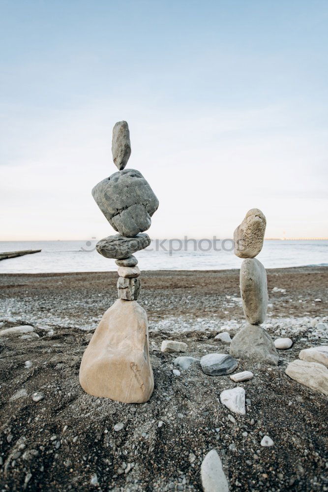 Similar – Image, Stock Photo cairn Vacation & Travel