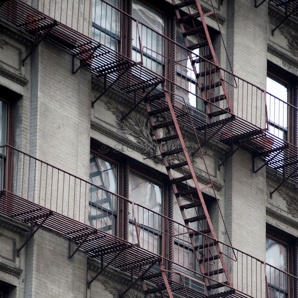 Similar – Image, Stock Photo STAY OUT! High-rise Window