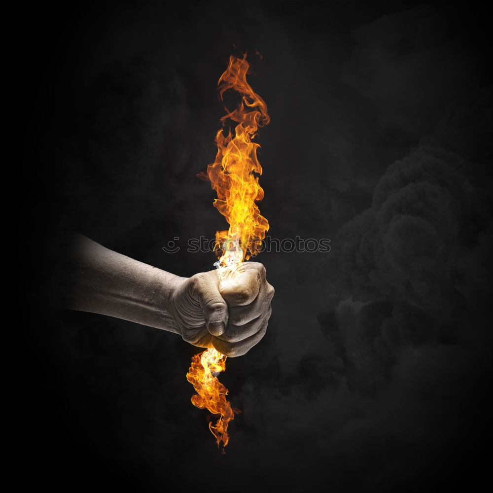 Similar – touch the flame… Fire