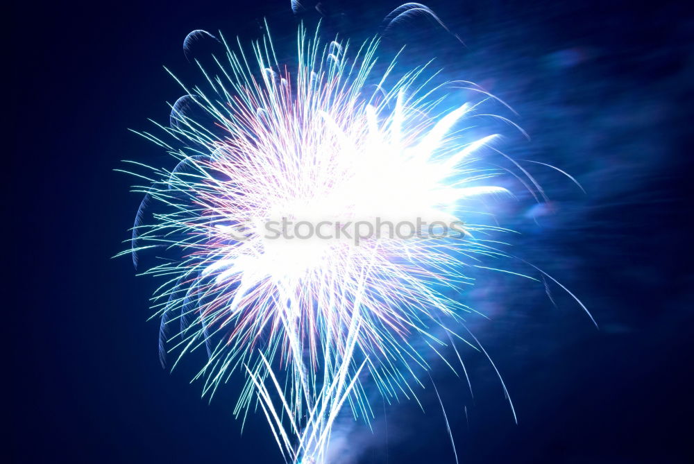 Similar – Blue colorful fireworks