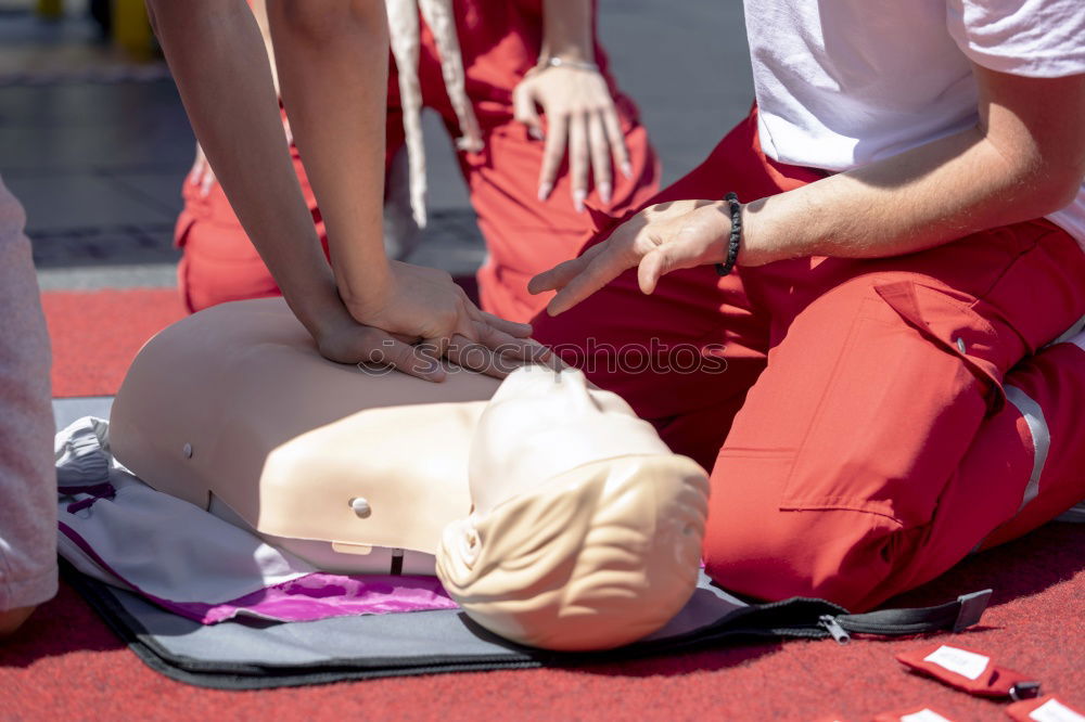 Similar – CPR training Illness Life