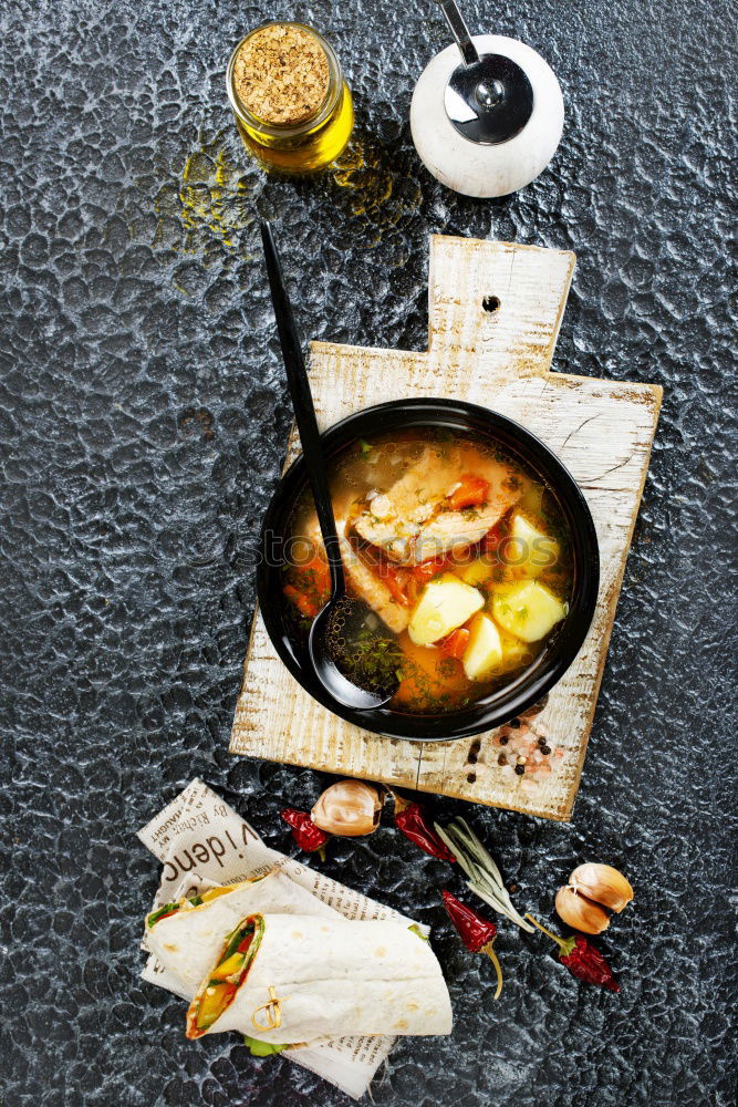 Similar – Image, Stock Photo Rhubarb yeast dumplings