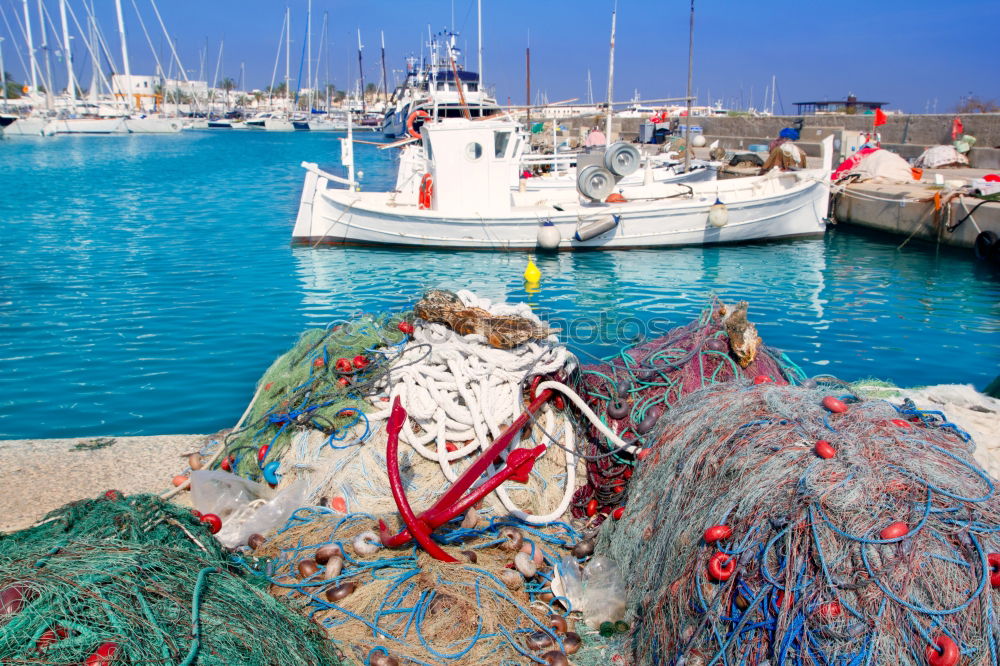 Similar – Image, Stock Photo fishing port Fisherman