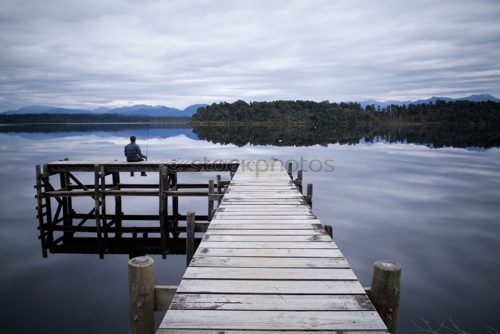 Similar – Image, Stock Photo At bridge II Calm