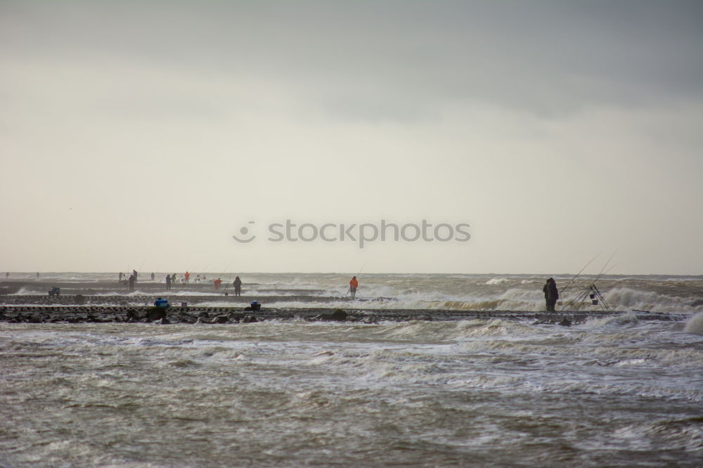 Similar – Blue rope on a pole on white sandy beach of the Baltic Sea