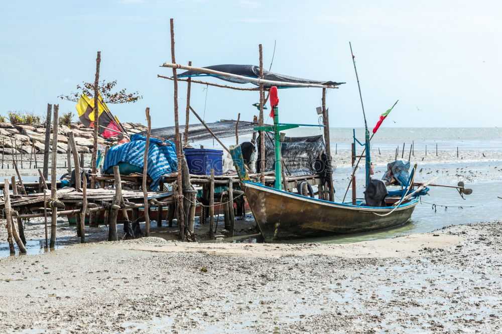 Similar – Image, Stock Photo wait… Fisherman