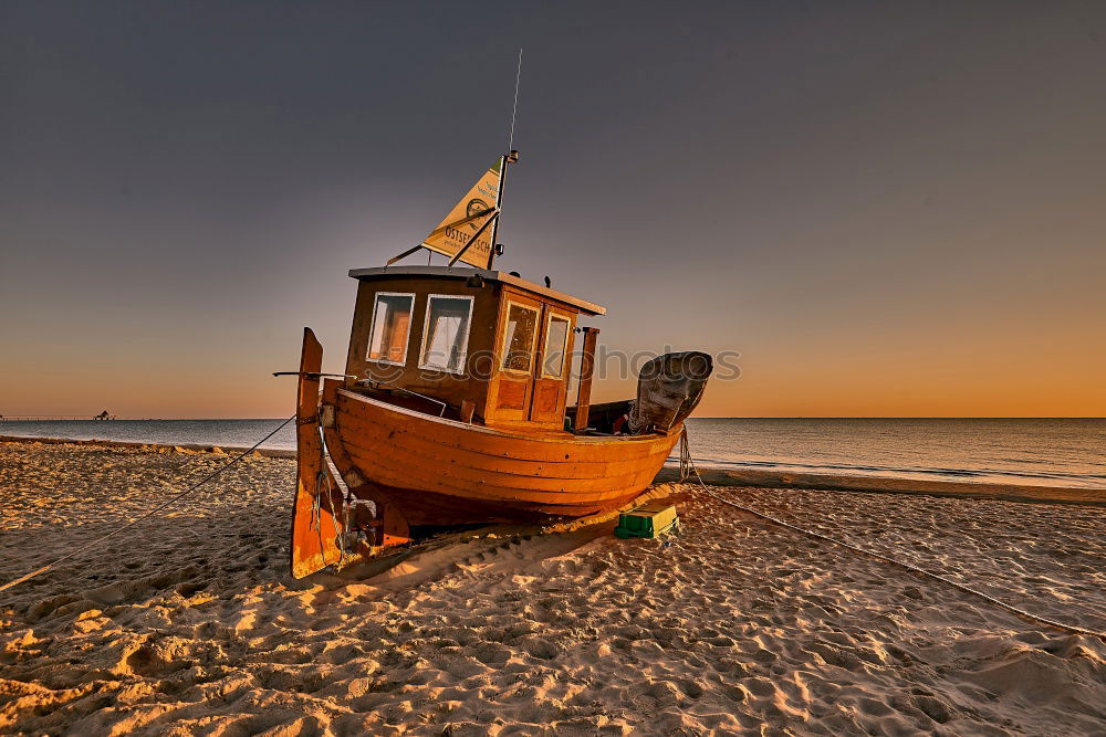 Similar – Image, Stock Photo Fishing boat at the Baltic Sea beach
