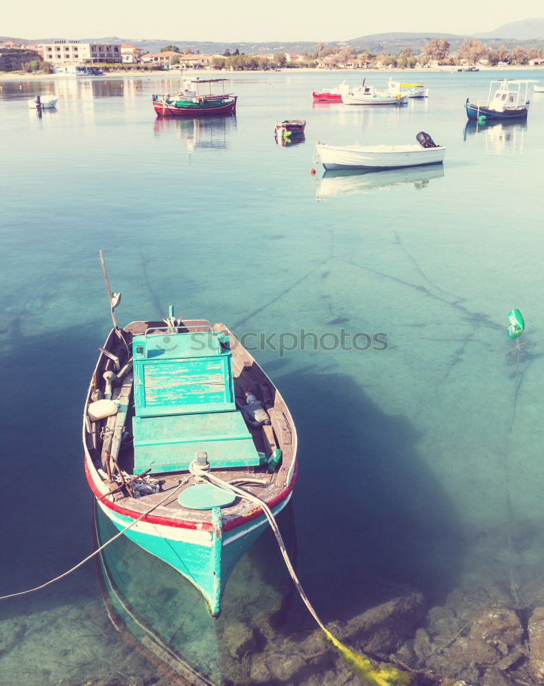 Similar – Boat in the waves