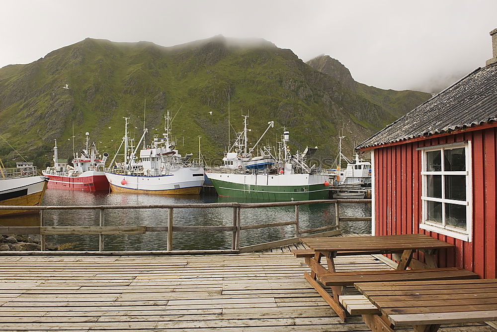 Similar – Image, Stock Photo Å i Lofoten, harbour