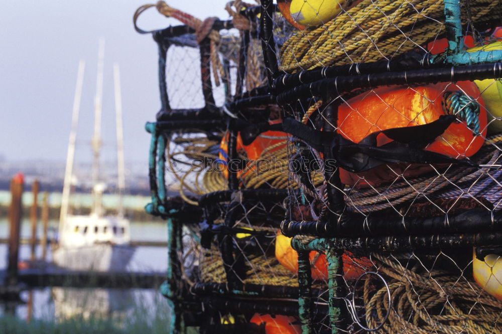 Similar – Image, Stock Photo fishing port Fisherman