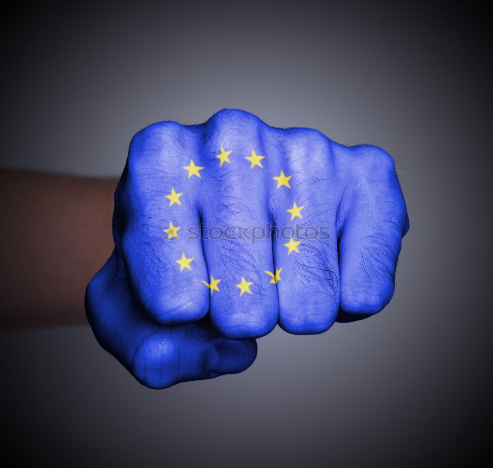 Similar – Image, Stock Photo Europe again Cotton Blue