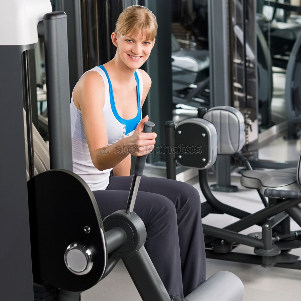 Similar – Portrait of disabled young man in the gym.