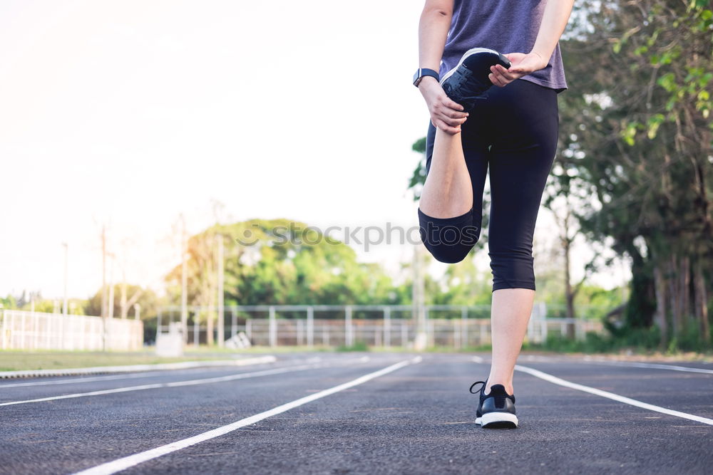 Similar – Disabled man athlete taking a break.