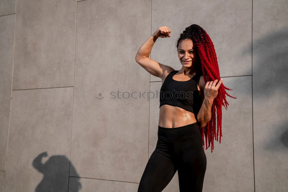 Similar – Image, Stock Photo Latin woman dancing on the street. Lifestyle