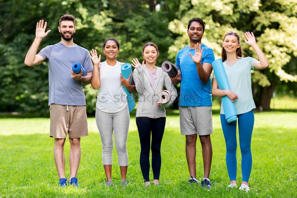 Similar – Athletic Women Drinking Water After an Exercise