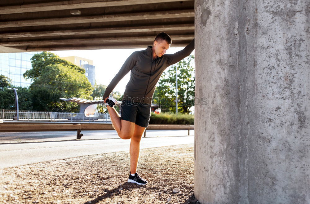 Similar – Image, Stock Photo Fit woman runner checking smartwatch outdoors