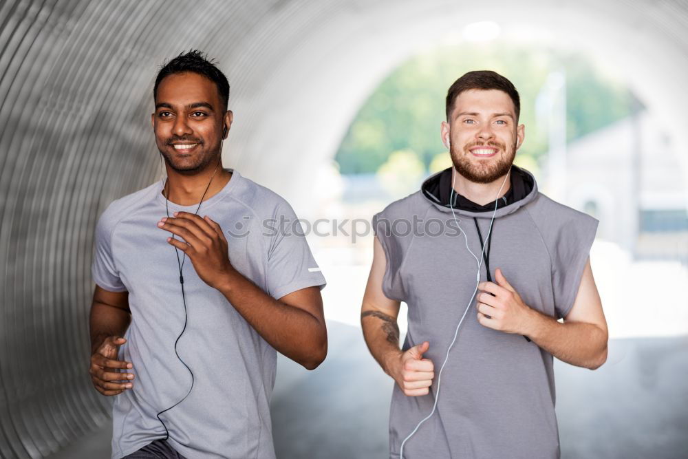 Similar – Image, Stock Photo Cheerful client in barbershop
