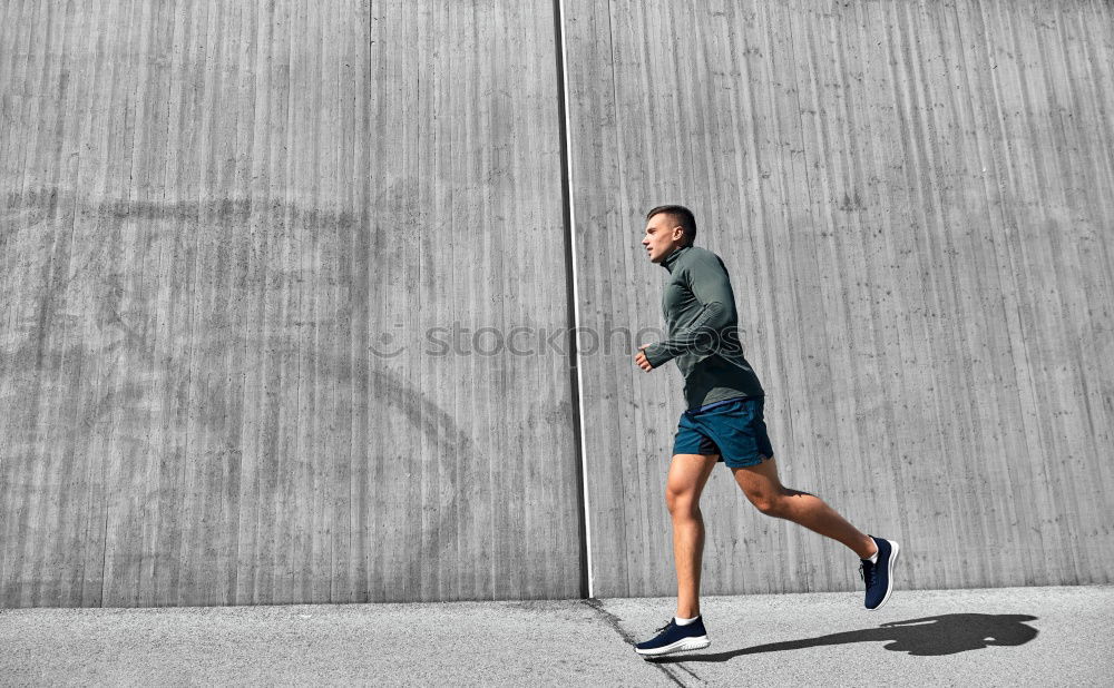 Similar – Image, Stock Photo Man playing padel paddel