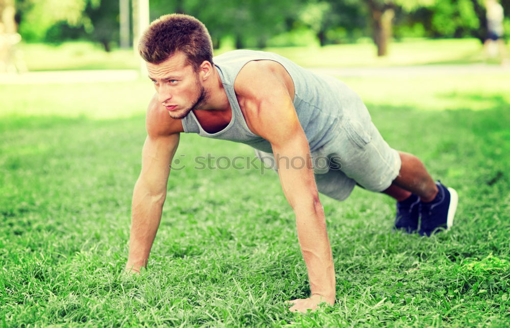 Similar – Push ups Sports