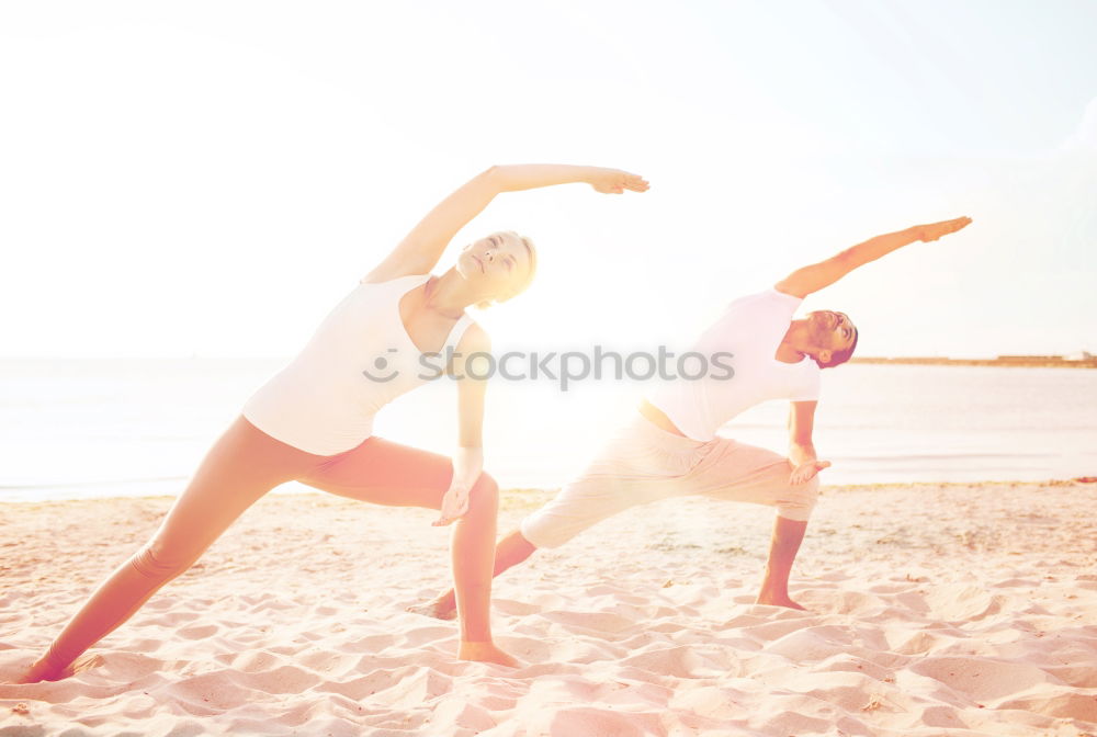 Similar – Image, Stock Photo Warriors on the beach