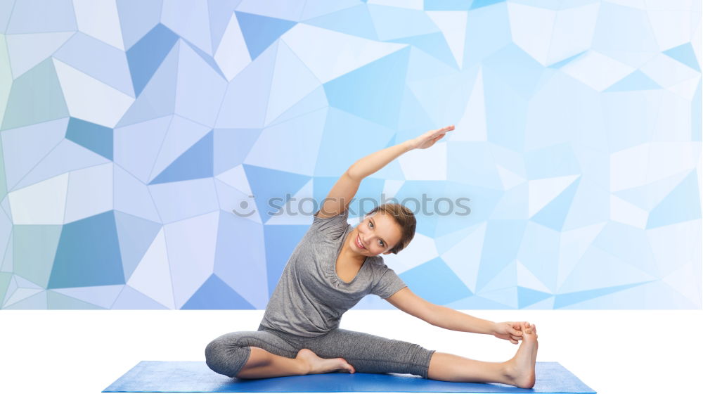 Similar – Anonymous man meditating during yoga training