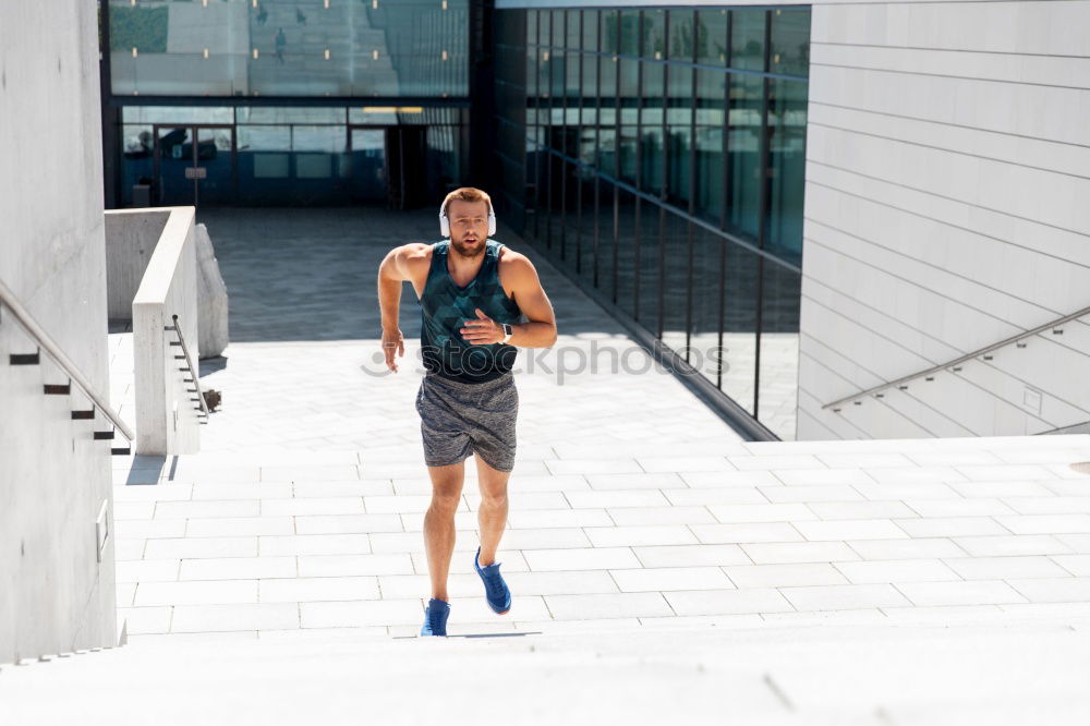 Similar – Image, Stock Photo Man playing padel paddel