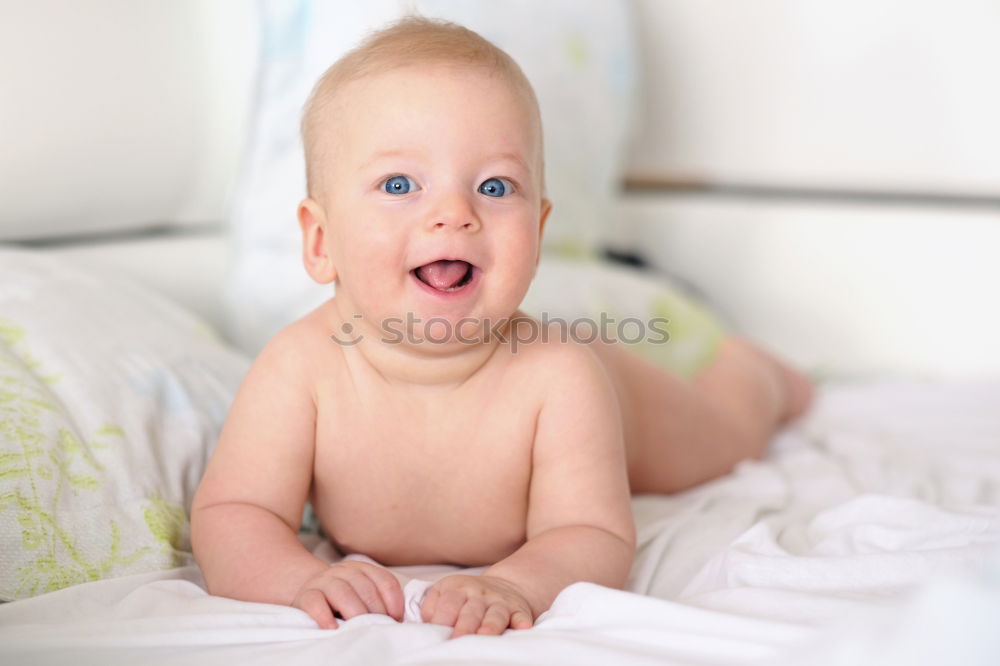 Similar – Image, Stock Photo Mother holding sweet baby boy. Concept of happiness.