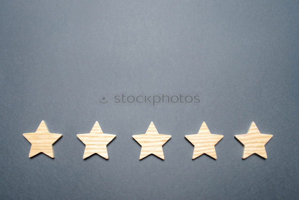 Image, Stock Photo three stars Economy