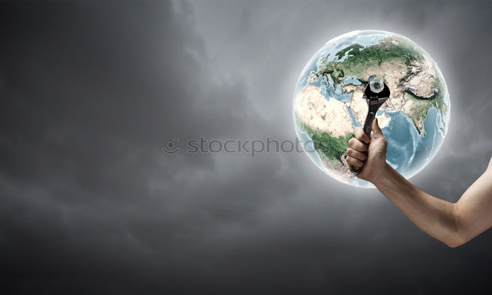 Similar – Image, Stock Photo Dream of a better world.