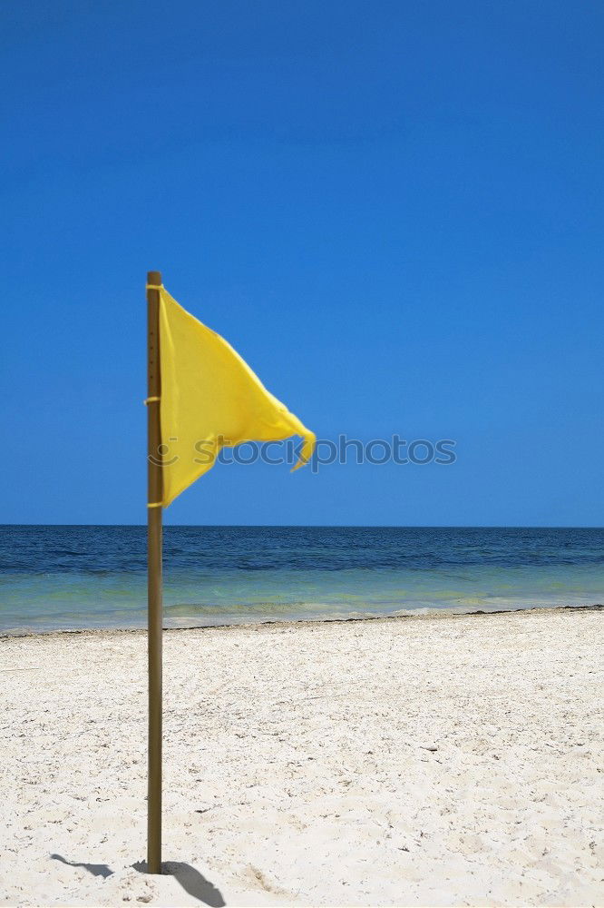 Similar – no swimming Flag Beach