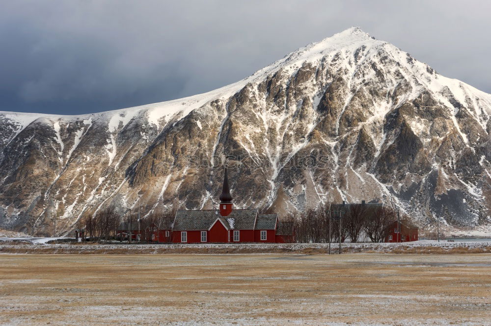 Similar – Image, Stock Photo Black Church of Budir in Iceland