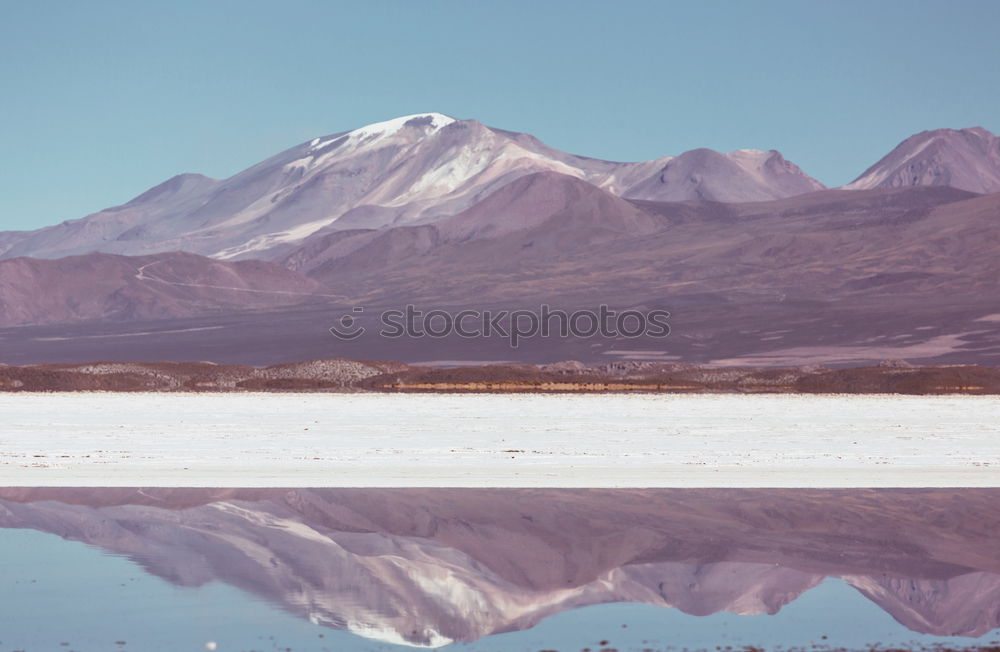 Similar – Image, Stock Photo Reflected Mountains