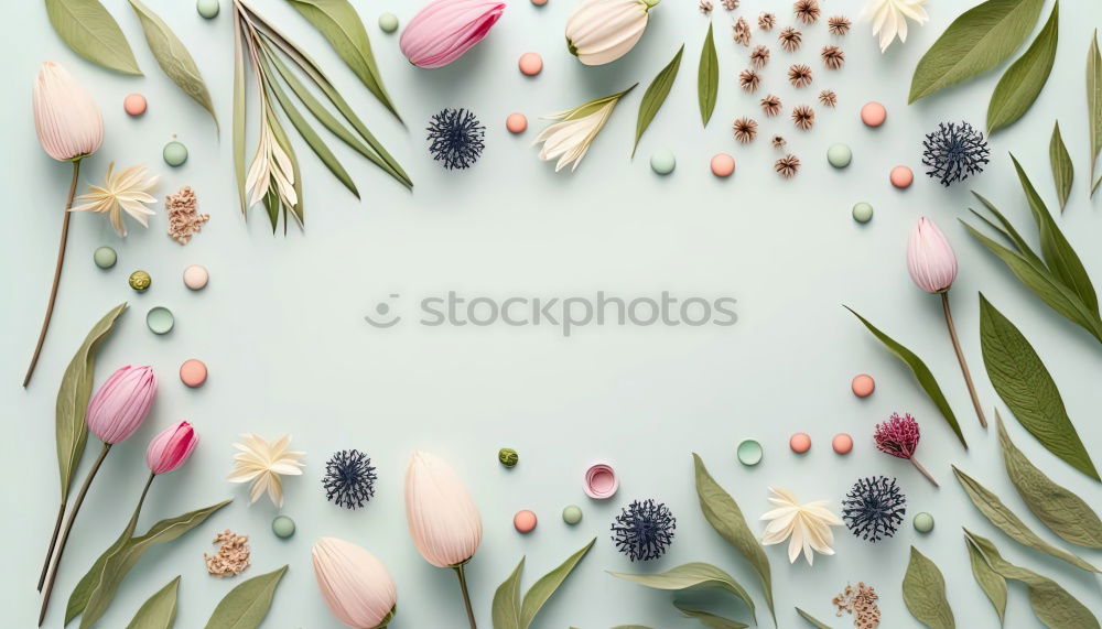 Similar – Water bowl with spring flowers