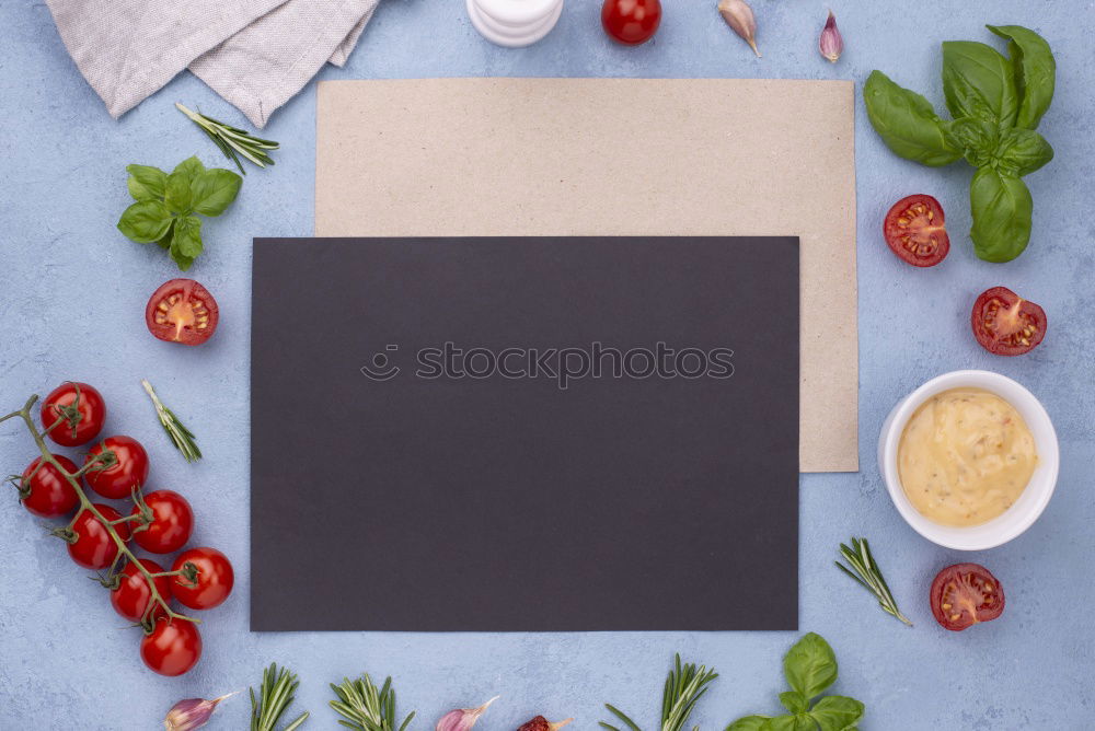 Similar – Image, Stock Photo Sliced cherry tomatoes on cutting board