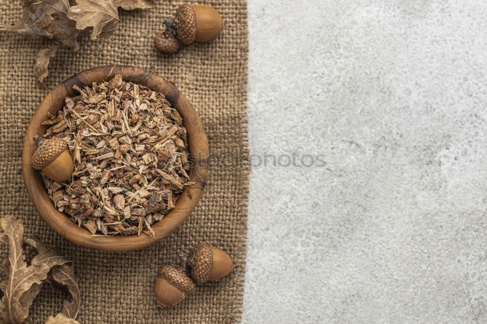 Similar – Rustic Easter table setting with eggs on a wooden table