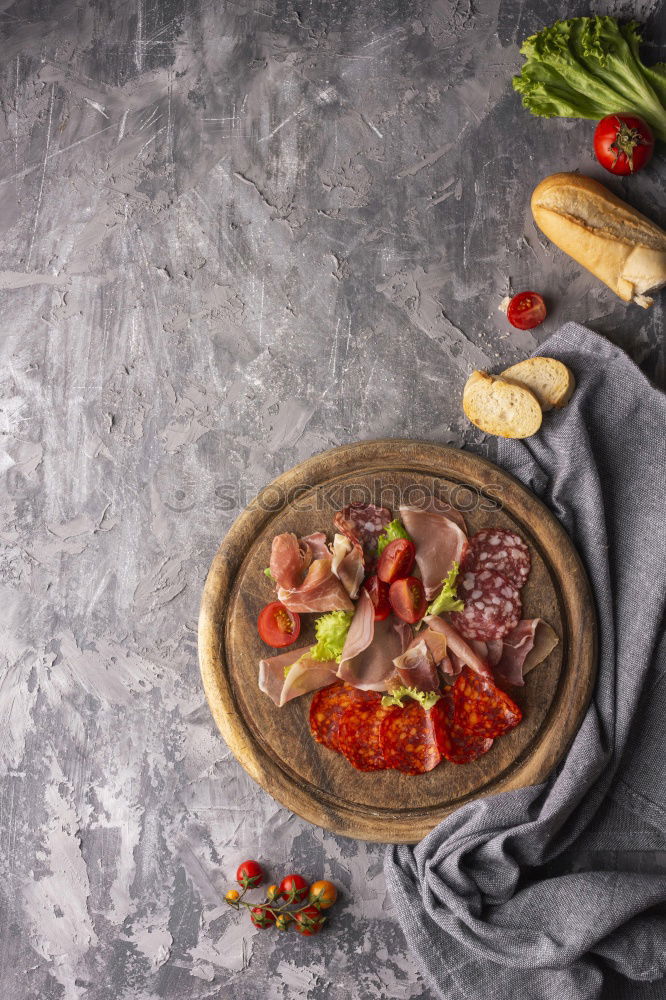 Similar – Foto Bild Mix aus Snacks mit Chips, Nüssen, Samen und Bier