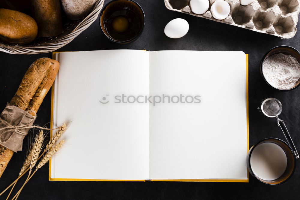 Similar – Image, Stock Photo Herbs sage tea on pile of books and old scissors