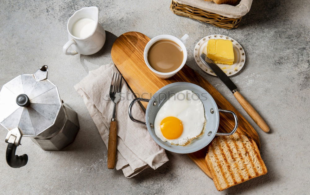 Image, Stock Photo Yoghurt with honey and granola