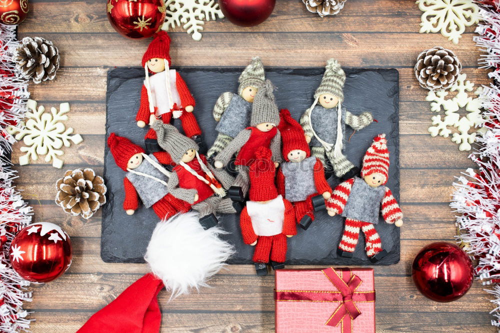 Similar – Table with Christmas decoration and notebook