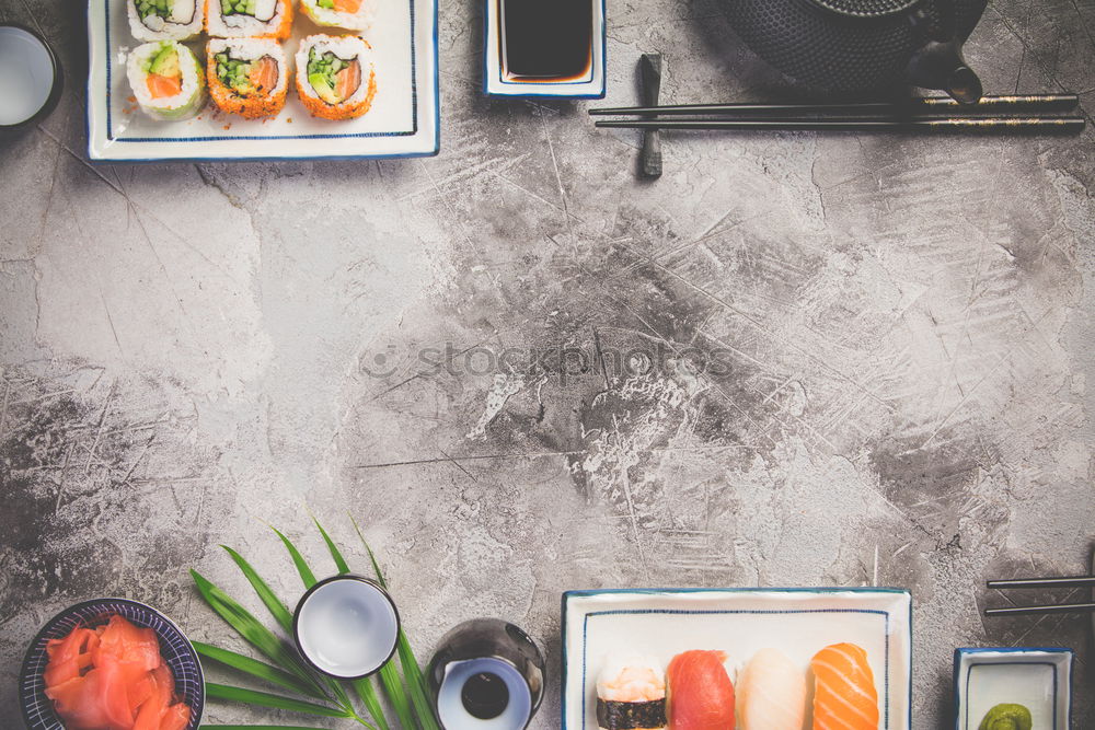 Similar – Crop woman eating sushi