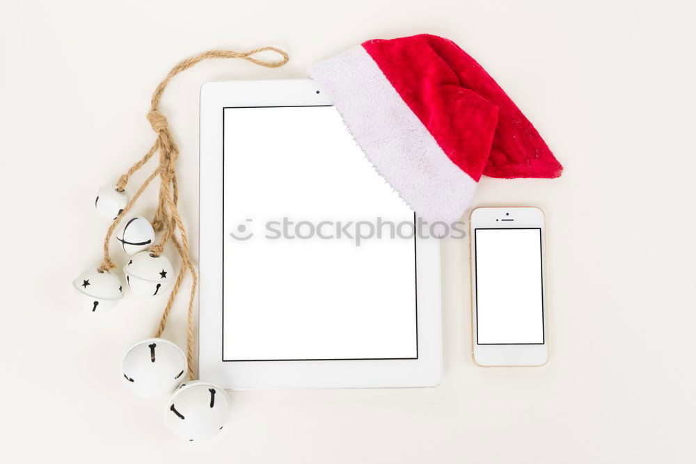 Similar – Image, Stock Photo Flat lay of Christmas ornaments