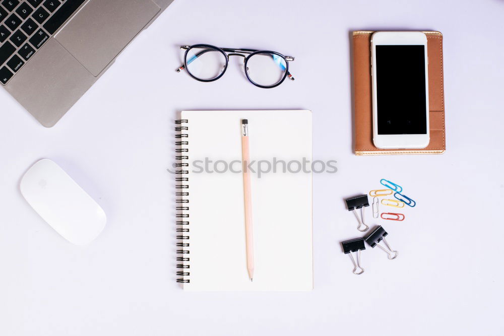 Similar – Image, Stock Photo shoes, camera, smartphone, glasses, keyboard