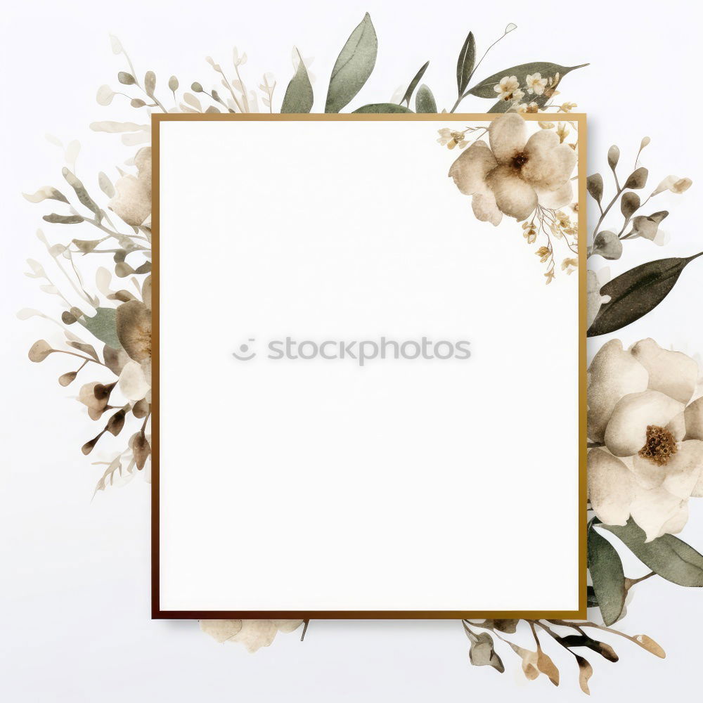 Similar – Image, Stock Photo Table with fresh green leaves and flowers