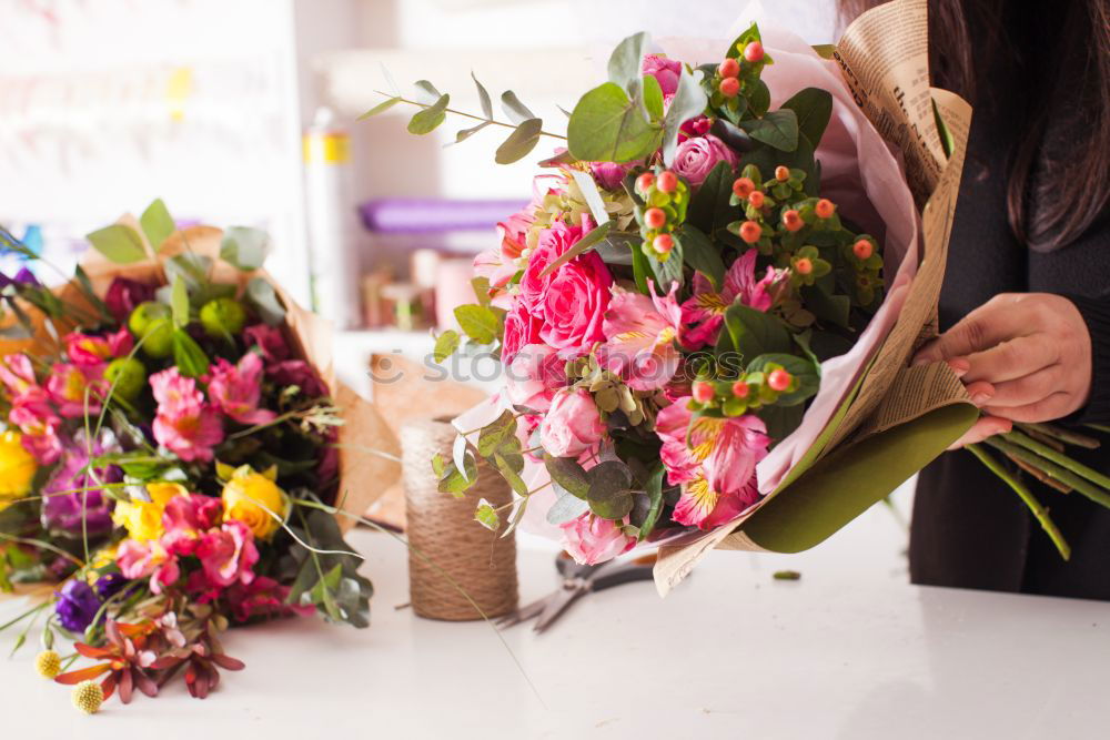 Similar – Image, Stock Photo birthday Bouquet Flower