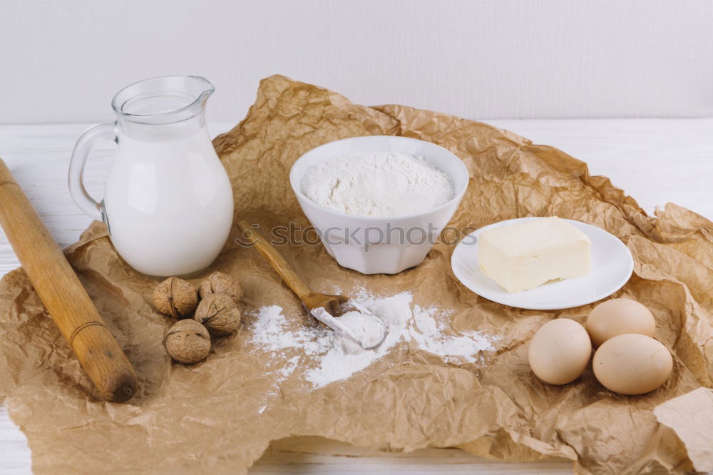 Similar – Image, Stock Photo yeast dough made from white wheat flour