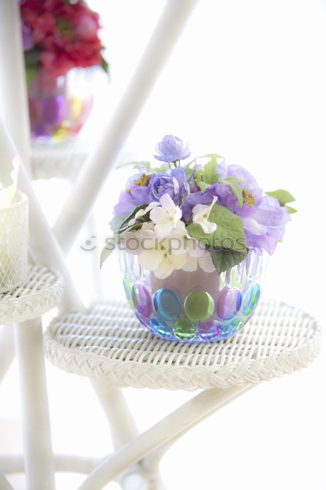 Similar – Easter table setting with flowers, decor egg and cutlery