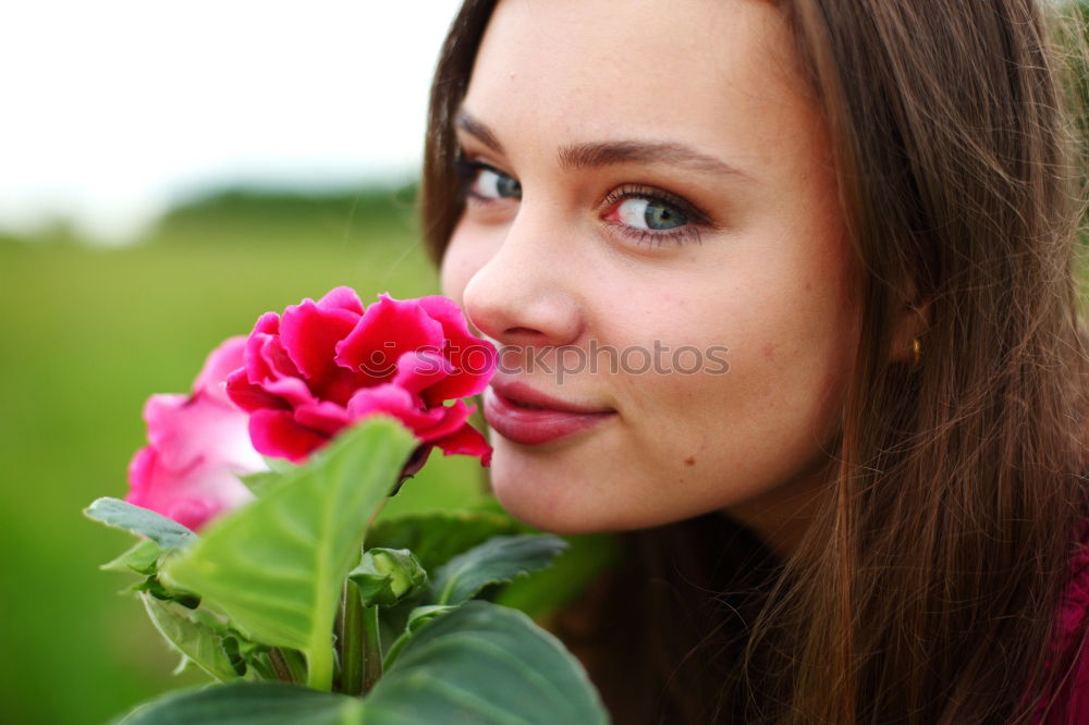 Similar – Image, Stock Photo flower girl Lifestyle