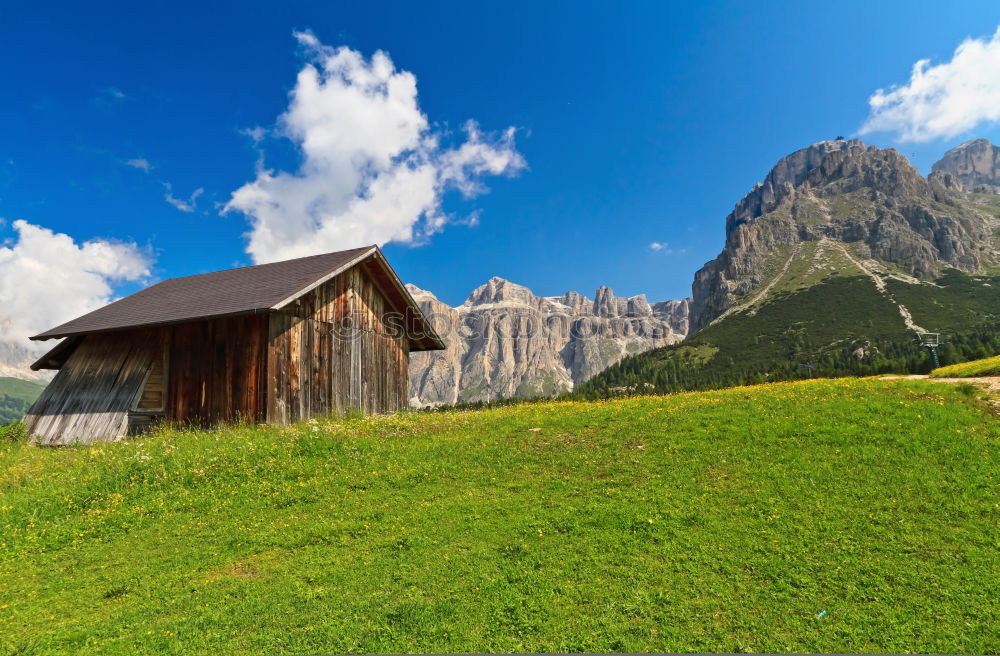 Image, Stock Photo mountain hut