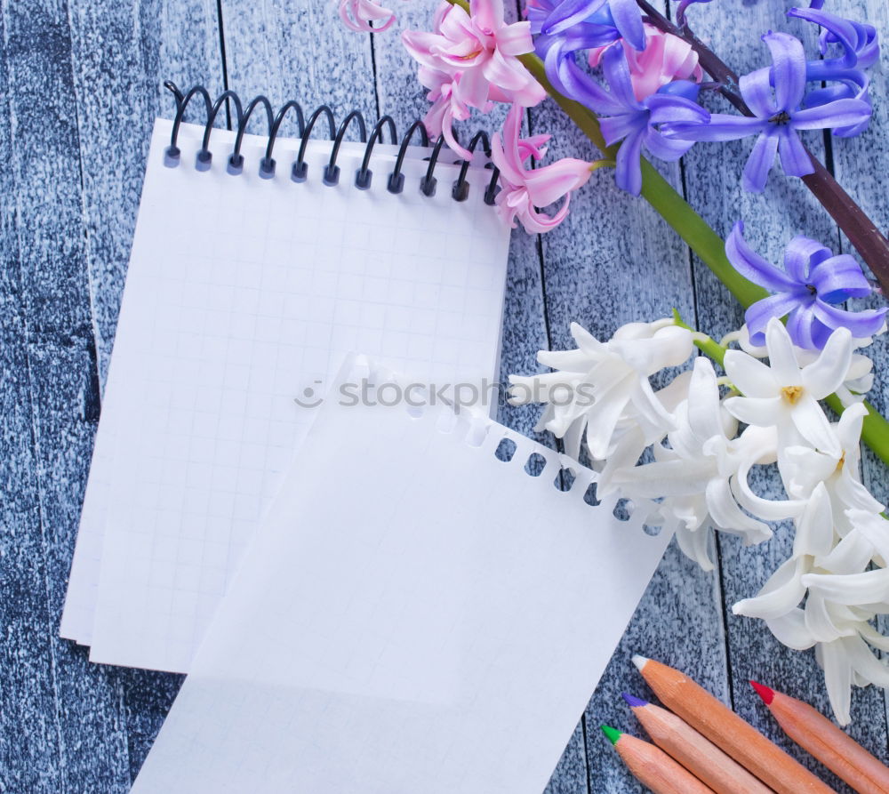 Similar – Image, Stock Photo Spring desk with Tablet PC and Smartphone